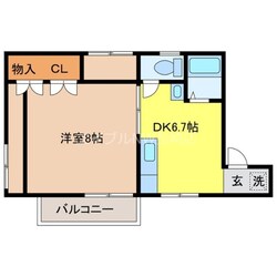 現川駅 徒歩77分 1階の物件間取画像